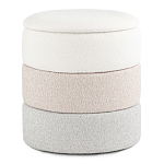 Пуф Three Colors в ткани букле из трех цветов  варинант исполнения - 1 | Loft Concept в Санкт-петербурге