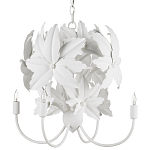 Люстра белая в виде цветков шиповника White Rosehip Flower варинант исполнения - 2 | Loft Concept в Санкт-петербурге