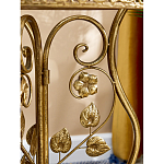 Столик приставной золотистый с орнаментом на столешнице Tanzania варинант исполнения - 6 | Loft Concept в Санкт-петербурге