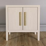 Тумбочка Primo с дверцами шпон Светлый дуб варинант исполнения - 2 | Loft Concept в Санкт-петербурге