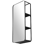 Прямоугольное настенное зеркало с полками Malcolm Industrial Mood Mirror варинант исполнения - 1 | Loft Concept в Санкт-петербурге