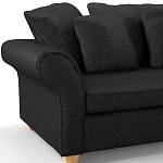 Мебельная ткань Шенилл черный цвет 138 см T4-35 варинант исполнения - 7 | Loft Concept в Санкт-петербурге