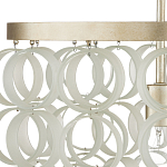 Потолочный светильник с каскадом из круглых декоративных колец Waterfall from the Rings варинант исполнения - 1 | Loft Concept в Санкт-петербурге