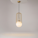 Подвесной светильник Cage Ball Pendant варинант исполнения - 2 | Loft Concept в Санкт-петербурге