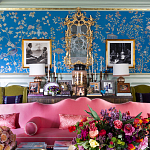 Обои ручная роспись Houghton Canton Blue варинант исполнения - 5 | Loft Concept в Санкт-петербурге