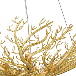 Люстра в форме золотой чаши из кораллов Coral Decor варинант исполнения - 1 | Loft Concept в Санкт-петербурге