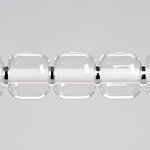 Люстра линейная с 6-ю прозрачными стеклянными плафонами округлой формы HANDLE GRAPE варинант исполнения - 4 | Loft Concept в Санкт-петербурге