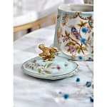 Шкатулка голубого цвета с рисунком и состаренным эффектом Eden Garden варинант исполнения - 8 | Loft Concept в Санкт-петербурге