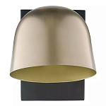 Бра с наклонным плафоном в сочетании золотистого и чёрного цвета Sconce with Sloping Shade варинант исполнения - 1 | Loft Concept в Санкт-петербурге