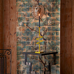 Обои ручная роспись Braganza Standard colourway on dyed paper варинант исполнения - 3 | Loft Concept в Санкт-петербурге