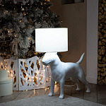 Лампа COLLECTION OF DOGS с абажуром Бультерьер варинант исполнения - 10 | Loft Concept в Санкт-петербурге