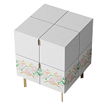 Тумба  Short Lemon Power White варинант исполнения - 2 | Loft Concept в Санкт-петербурге