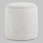 Дизайнерский Пуф Букле Poof Alice Light Gray Boucle  варинант исполнения - 4 | Loft Concept в Санкт-петербурге