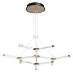 Люстра с геометрической конструкцией из вытянутых цилиндрических плафонов Hex Scaffold  варинант исполнения - 2 | Loft Concept в Санкт-петербурге