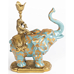 Фарфоровый подсвечник Слон с эмоцией Fluens варинант исполнения - 2 | Loft Concept в Санкт-петербурге