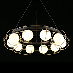 Люстра подвесная круглая с белыми плафонами Martin варинант исполнения - 1 | Loft Concept в Санкт-петербурге