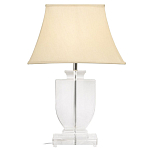 Настольная лампа хрустальная с бежевым абажуром Perfect варинант исполнения - 1 | Loft Concept в Санкт-петербурге