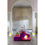 Дизайнерское кресло зеленое Poltronova Sofo Verosa Green Pink Armchair варинант исполнения - 8 | Loft Concept в Санкт-петербурге