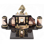 Настольный письменный набор из яшмы с декором в виде орла Manager Organizer варинант исполнения - 1 | Loft Concept в Санкт-петербурге