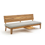 Садовый диван-трансофрмер Kate серый варинант исполнения - 6 | Loft Concept в Санкт-петербурге