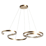 Люстра подвесная светодиодная в виде волнообразной ленты Ribbon Vortex варинант исполнения - 15 | Loft Concept в Санкт-петербурге