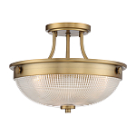 Потолочный светильник со стеклянным плафоном в виде купола Quoizel варинант исполнения - 11 | Loft Concept в Санкт-петербурге