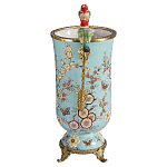 Ваза с двумя птичками из фарфора с бронзовыми элементами Garden of Eden варинант исполнения - 3 | Loft Concept в Санкт-петербурге