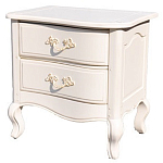 Прикроватная тумба в стиле прованс  с 2-мя ящиками Favre Montmartre Provence Bedside Table варинант исполнения - 1 | Loft Concept в Санкт-петербурге