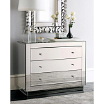 Комод зеркальный с 3-мя ящиками Mirror Chest of Drawers варинант исполнения - 2 | Loft Concept в Санкт-петербурге