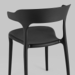 Черный стул из прочного PP-пластика JORIS варинант исполнения - 5 | Loft Concept в Санкт-петербурге