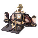 Настольный письменный набор из яшмы с декором в виде орла Manager Organizer варинант исполнения - 2 | Loft Concept в Санкт-петербурге