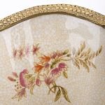 Ваза голубого цвета из фарфора с цветочным рисунком и бронзовой стрекозой Blue Garden варинант исполнения - 2 | Loft Concept в Санкт-петербурге