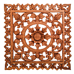 Панно из дерева квадратное Panel With Trees варинант исполнения - 1 | Loft Concept в Санкт-петербурге