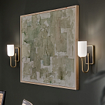  Бра с прямоугольным черным основанием и белым матовым цилиндрическим плафоном Kichler варинант исполнения - 15 | Loft Concept в Санкт-петербурге