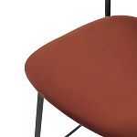 Стул барный с широкой полукруглой спинкой Chair Smooth Shapes варинант исполнения - 5 | Loft Concept в Санкт-петербурге