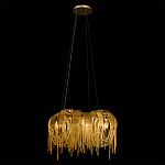 Люстра подвесная круглая с изогнутыми металлическими дугами и ниспадающими цепочками 65 см Atlantis Chain варинант исполнения - 3 | Loft Concept в Санкт-петербурге