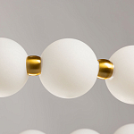 Люстра круглая с матовыми белыми шарами PEARLS Suspension варинант исполнения - 8 | Loft Concept в Санкт-петербурге