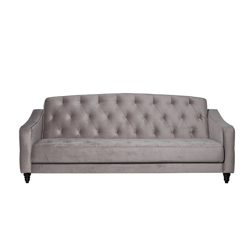 Диван Abbyson Emily Tufted Sofa Gray Серый в Санкт-петербурге | Loft Concept 