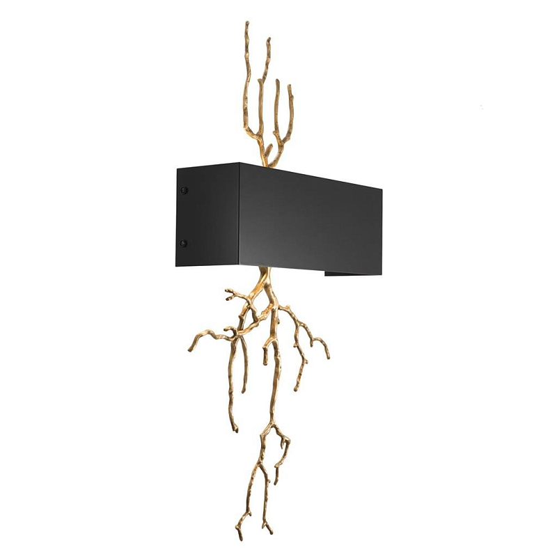 Бра Eichholtz Wall Lamp Sorento Черный Латунь в Санкт-петербурге | Loft Concept 