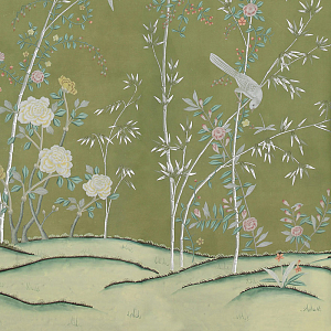 Обои шинуазри Portman Green