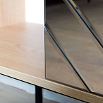 Шкаф-буфет с зеркальным декором Serena Cupboard варинант исполнения - 3 | Loft Concept в Санкт-петербурге