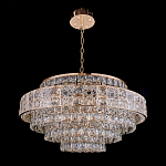 Люстра хрустальная в неоклассическом стиле на золотистом каркасе Majesty варинант исполнения - 8 | Loft Concept в Санкт-петербурге