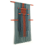 Декор на стену Макраме из нитей Japan Wall Panel Orange варинант исполнения - 1 | Loft Concept в Санкт-петербурге