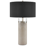 Настольная лампа на сером бетонном основании Delicate Brutality варинант исполнения - 2 | Loft Concept в Санкт-петербурге