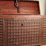 Большой Этнический сундук с металлическим декором  варинант исполнения - 1 | Loft Concept в Санкт-петербурге