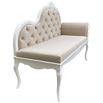 Рекомье со спинкой в стиле прованс Montmartre Provence Ottoman варинант исполнения - 4 | Loft Concept в Санкт-петербурге