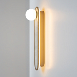 Бра перламутровый с плафоном Lunaris 45 см варинант исполнения - 6 | Loft Concept в Санкт-петербурге