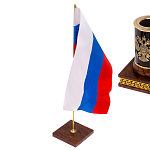 Настольный письменный набор с часами из природного камня обсидиана Royal Set варинант исполнения - 7 | Loft Concept в Санкт-петербурге