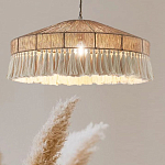 Люстра круглая плетеная с кисточками Dome Sun Glow варинант исполнения - 2 | Loft Concept в Санкт-петербурге