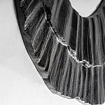 Зеркало в фактурной черной раме в современном стиле Black Maelstrom варинант исполнения - 2 | Loft Concept в Санкт-петербурге